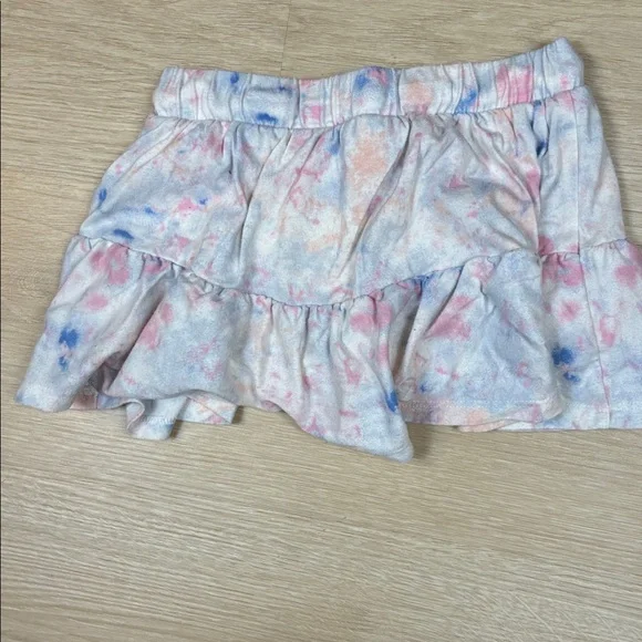 Cat & Jack Pastel Tie-Dye Skater Skirt Skort 4/5 - Picture 6 of 6